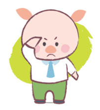 Pig & Mouse sticker #1770586