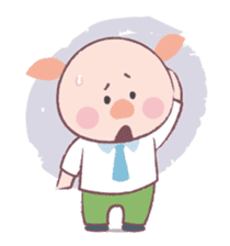 Pig & Mouse sticker #1770598