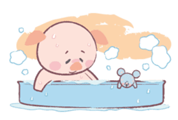 Pig & Mouse sticker #1770607