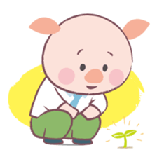 Pig & Mouse sticker #1770610