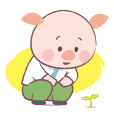 Pig & Mouse sticker #1770610