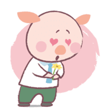 Pig & Mouse sticker #1770612