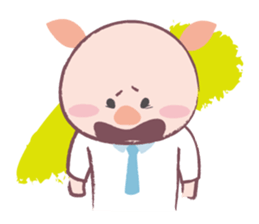 Pig & Mouse sticker #1770615