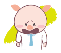 Pig & Mouse sticker #1770615