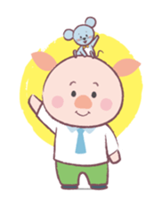 Pig & Mouse sticker #1770616