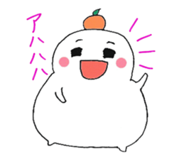 MARUchan of rice cake sticker #1770729