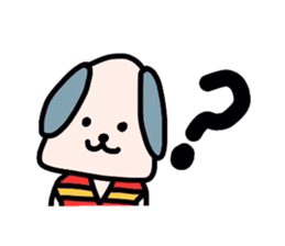 Dog named Gray sticker #1770758