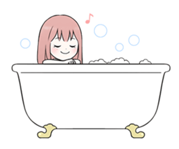 Bunches girl sticker #1770906