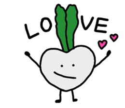 Pleasant leisurely vegetables sticker #1770977