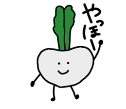 Pleasant leisurely vegetables sticker #1770978