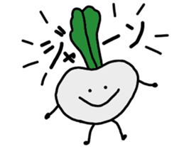Pleasant leisurely vegetables sticker #1770979