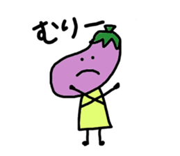 Pleasant leisurely vegetables sticker #1770982