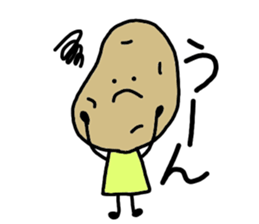 Pleasant leisurely vegetables sticker #1770985