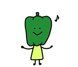 Pleasant leisurely vegetables sticker #1770993