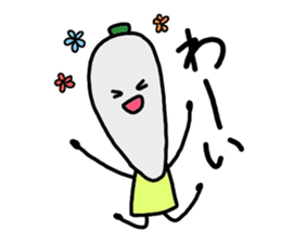 Pleasant leisurely vegetables sticker #1771012
