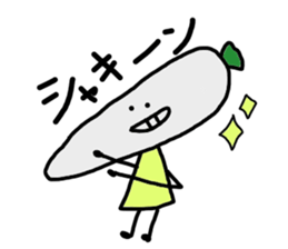 Pleasant leisurely vegetables sticker #1771013