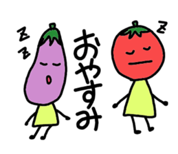 Pleasant leisurely vegetables sticker #1771016