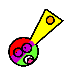 A bear and tableware