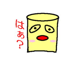 A bear and tableware sticker #1771144