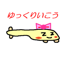 A bear and tableware sticker #1771159