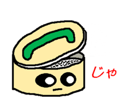 A bear and tableware sticker #1771165