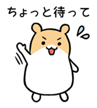 Hamster talkative sticker #1771284