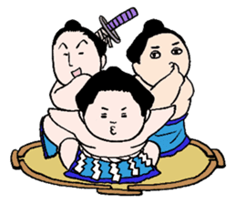 Osumo-san!Stamp sumo tournament sticker #1771678