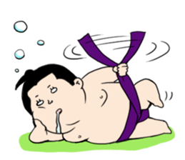 Osumo-san!Stamp sumo tournament sticker #1771681