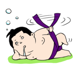 Osumo-san!Stamp sumo tournament sticker #1771681