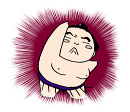 Osumo-san!Stamp sumo tournament sticker #1771682