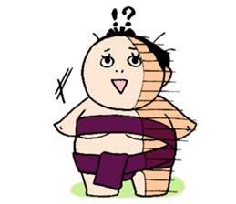 Osumo-san!Stamp sumo tournament sticker #1771688