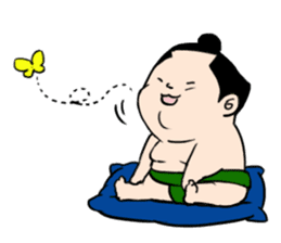 Osumo-san!Stamp sumo tournament sticker #1771695