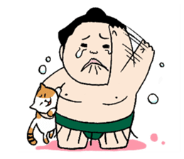 Osumo-san!Stamp sumo tournament sticker #1771696