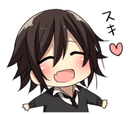 Cat system girl sticker sticker #1771751