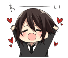 Cat system girl sticker sticker #1771753