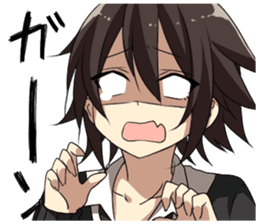 Cat system girl sticker sticker #1771755