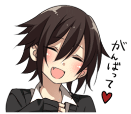 Cat system girl sticker sticker #1771765