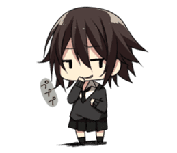 Cat system girl sticker sticker #1771771