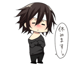 Cat system girl sticker sticker #1771772