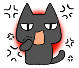 Anger cat sticker #1771858