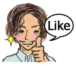 Like of Okkun(English) sticker #1772657