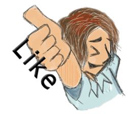 Like of Okkun(English) sticker #1772665