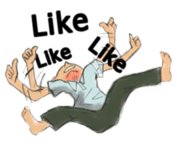 Like of Okkun(English) sticker #1772675