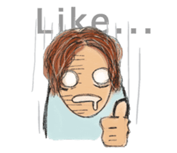 Like of Okkun(English) sticker #1772679