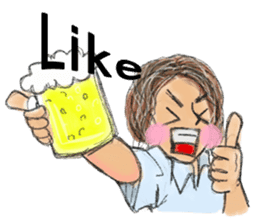 Like of Okkun(English) sticker #1772683