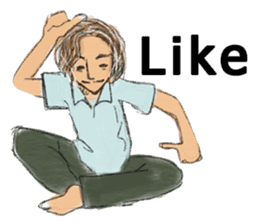 Like of Okkun(English) sticker #1772688