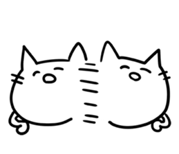 Face of fun cat sticker #1772771