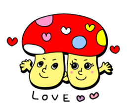 Mushrooms! ! sticker #1773893