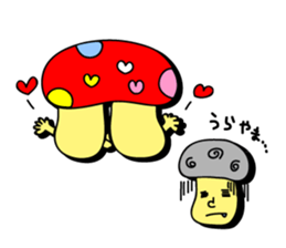 Mushrooms! ! sticker #1773894