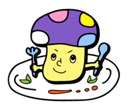 Mushrooms! ! sticker #1773899